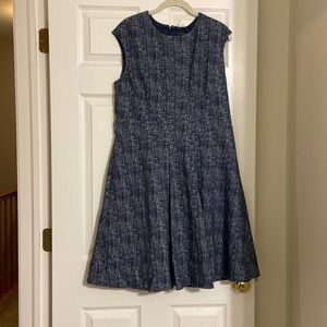 Maggie London. Navy dress. Size 14. Never worn.